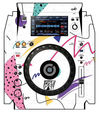 Pioneer DJ XDJ 1000 Skin Mizucat White